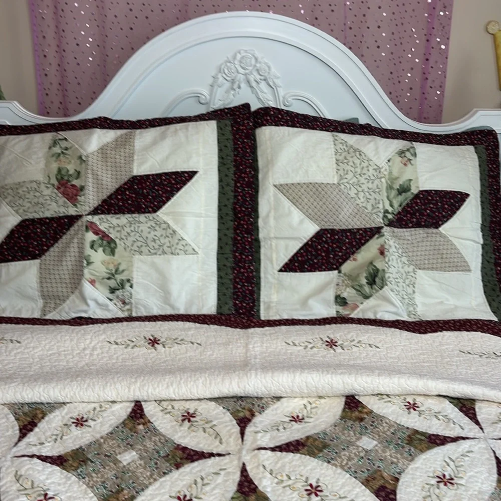 Vintage handcrafted quilt